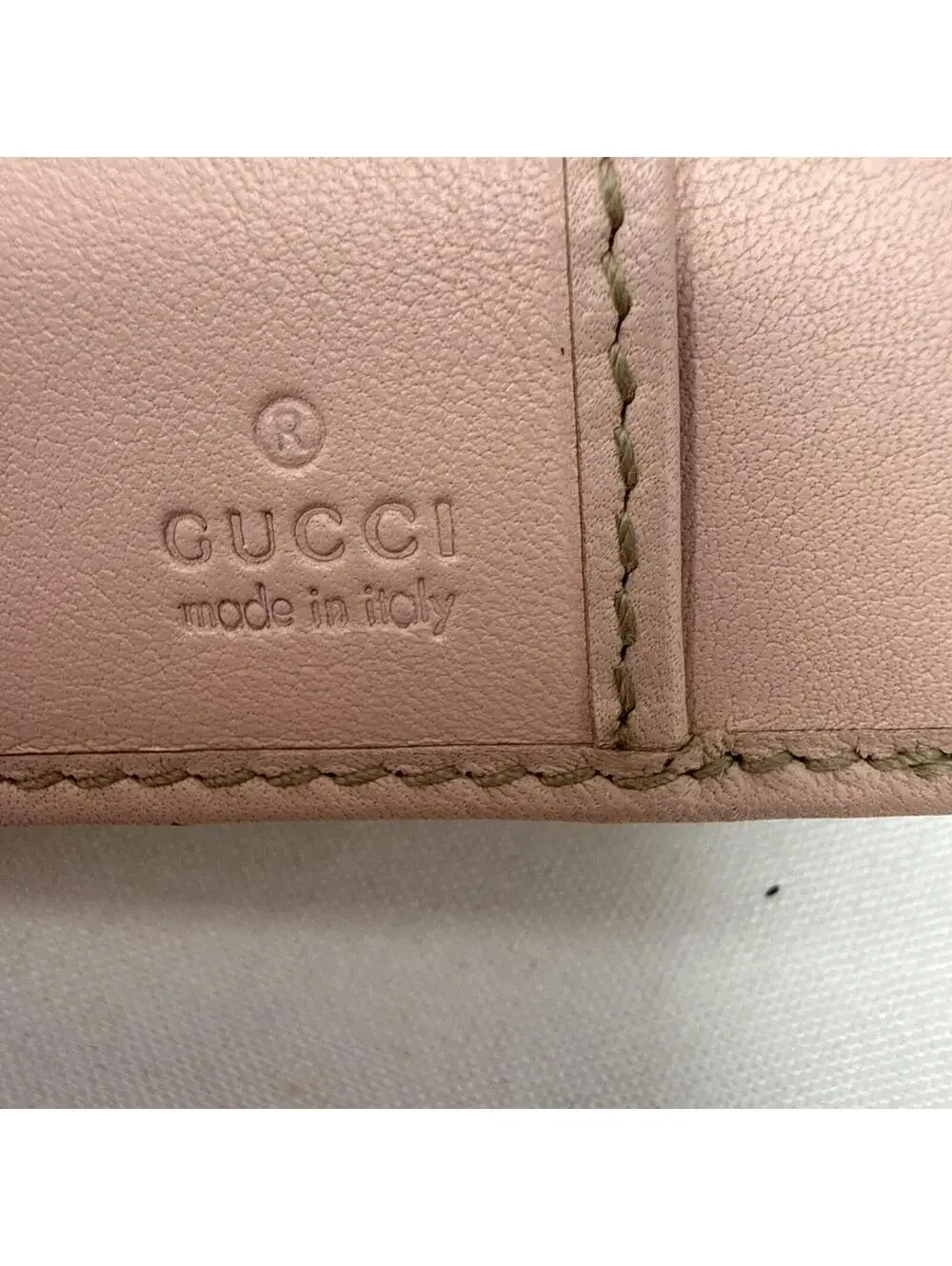 Vintage Gucci GG Canvas & Pink Leather Trim Continental Wallet - Picture 14 of 15